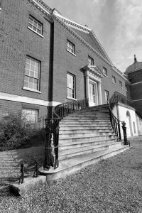 Osterley House Garden steps portrait