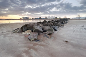 Minehead Beach and Butlins